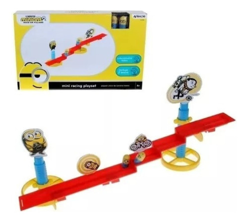  Pista De Juguete Pequeña Minion Carrera Beans Original