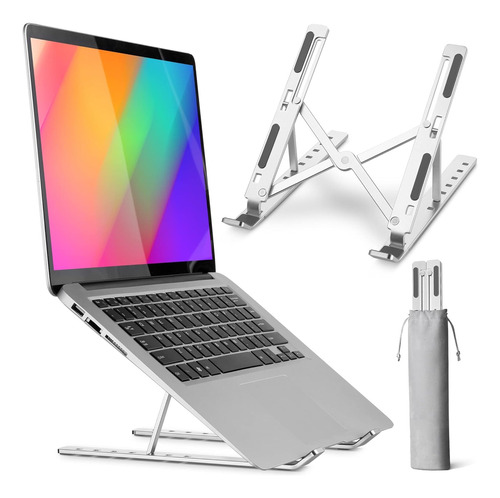 Soporte Notebook Aluminio Base Macbook Elevador Stand Tablet