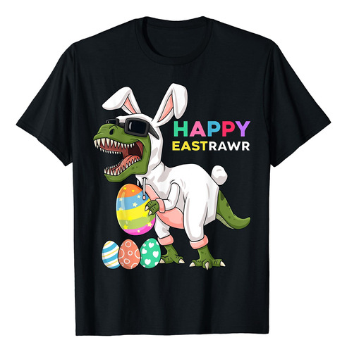 Camiseta Pascua Rex Rawr, Playera Dinosaurio Divertido