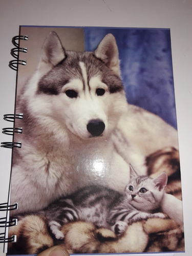 Cuaderno A5 Anillado Tapa Dura Perros