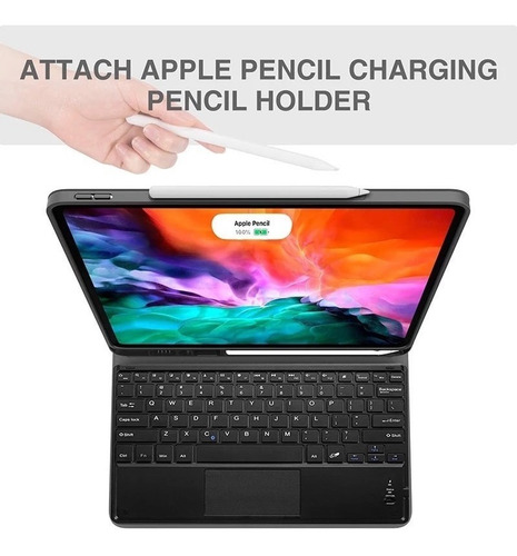 Imagen 4 de 8 de Funda Teclado Esp + Touchpad Para iPad Air 5 10.9 (2022) M1