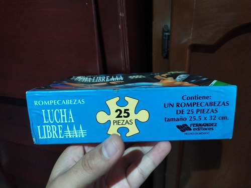 Rompecabezas Lucha Libre Aaa Fernández Editores 25 Piezas