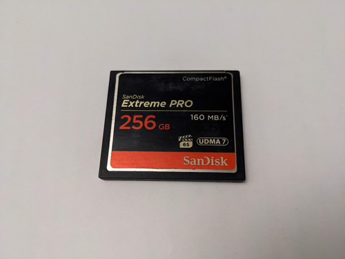 Tarjeta Memoria Compactflash Sandisk Extreme Pro 256gb