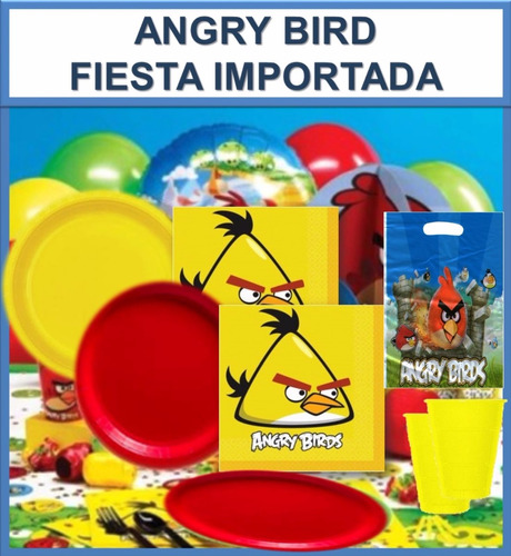 Fiesta Niños - Angry Birds - Importada