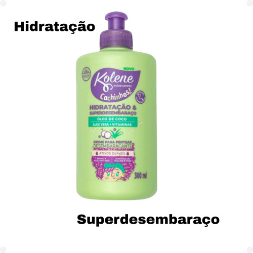 Kit Shampoo Condi Kolene Cachinhos Ativador De Cachos Creme