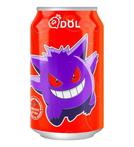 Bebida Qdol Pokémon Gengar Sabor Frutilla