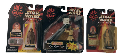 Quigon Jihn Anakin Y Adi Gallia Figuras Star Wars Episodio 1