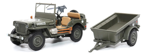 Willys Jeep 1/4-ton Utility Truck & Trailer 1/43