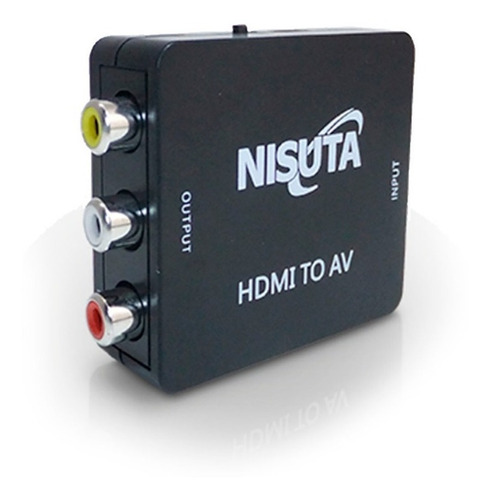 Conversor Nisuta Ns-cohdrc2 Hdmi A Monitor Rca Full Hd 1080p