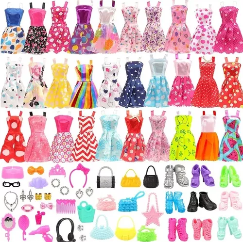 Roupas para Barbie: Vestidos e Acessórios