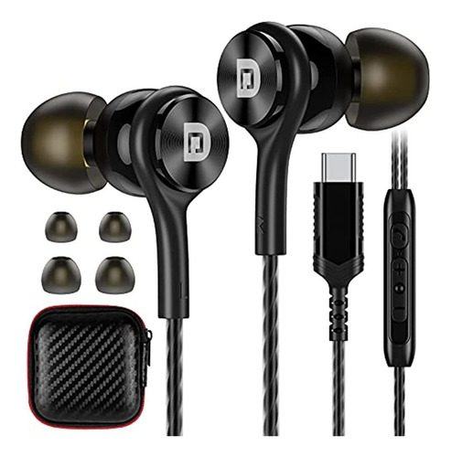 Auriculares Usb C Para Samsung Galaxy S22 Ultra, Hgcxing Aur