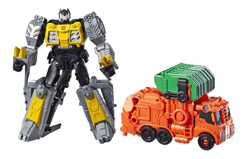 Transformers Cyberverse Spark Armor Grimlock Y Trash Crash
