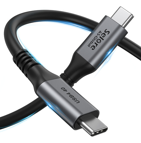 Cable Thunderbolt 4 De 6 Pies/5.9 Ft, Cable Usb C De 40 Gbps