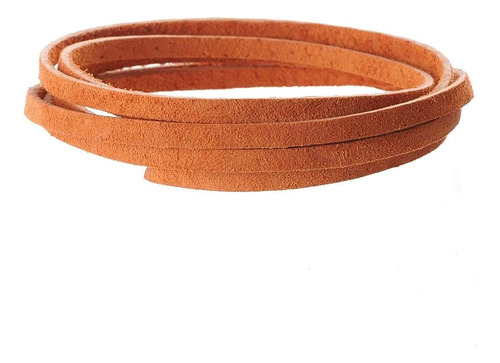 Realeather Suede Leather Leather Lace 1/8  X 25 Yds., Rust, 