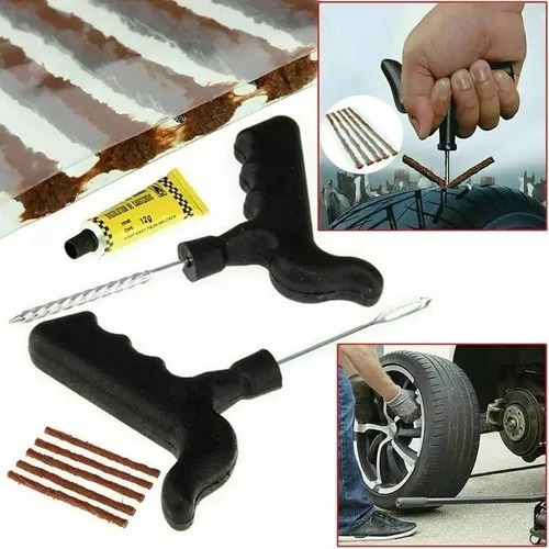 Kit Repara Neumáticos Pinchazos Emergencia Auto Moto Tkr005