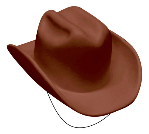 5 Chapéu Marrom Caipira Vaqueiro Cowboy P/lembrança De Festa