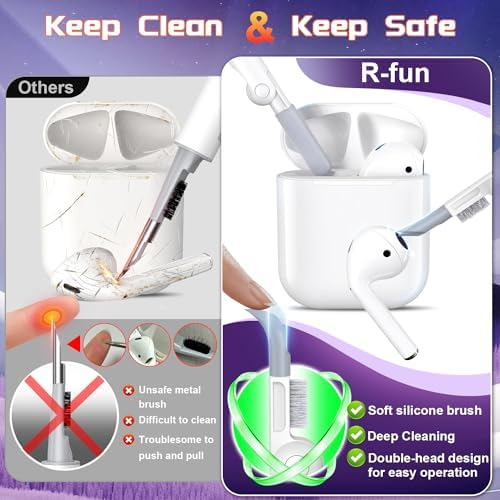 R-fun AirPods 2ª Generación Y 1ª Generación Con Clip De Bloq