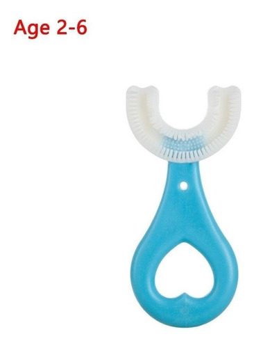 Escova De Dentes Infantil De Silicone Formato Em U 360º Grau