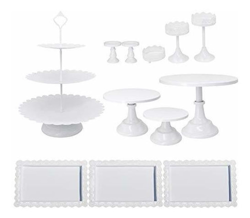 Agyvt Iron Cake Stands Conjunto De 12 Cupcake Holder J72r4