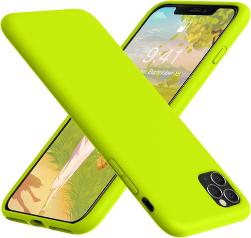 Funda Protectora Vooii Para iPhone 11 Pro (verde Fluor)