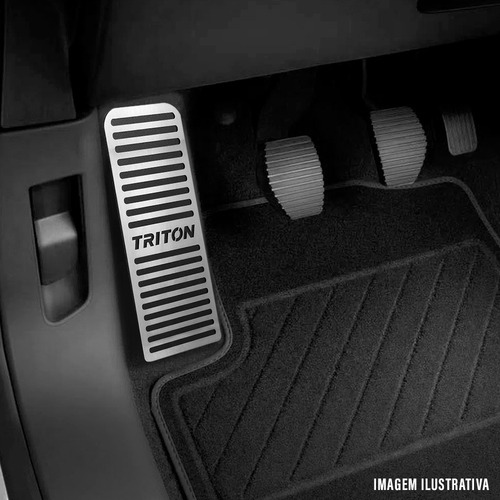 Descanso Pé Aço Inox L200 Triton 2017 2018 2019 2020 2021