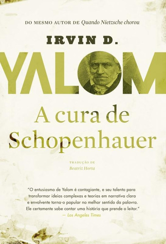 A Cura De Schopenhauer, De Yalom, Irvin D.. Editora Harpercollins, Capa Mole, Edição 1 Em Português