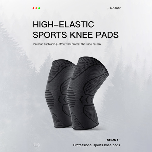 Rodillera Kneepads Con Diseño De Silicona Para Actividades