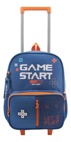 Mochila 15  Con Carro Gamer Start Niños Nenes Lsyd - 94.1530