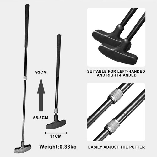 Putter De Golf De Doble Dirección Con Longitud Ajustable