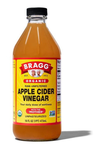 Vinagre Cidra Manzana Organico Bragg Im - mL a $190