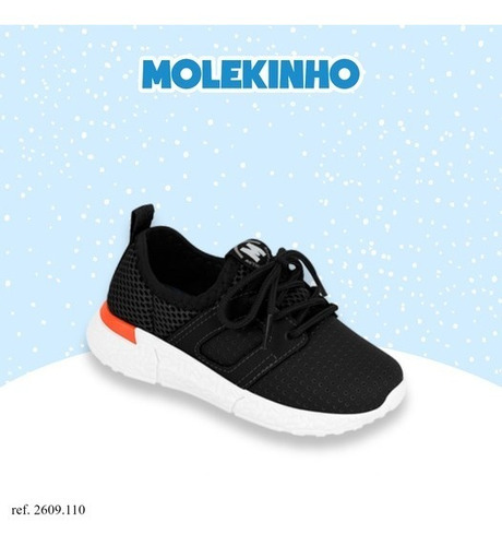 Molekinho Zapatilla 2609-110 Negro Comodas Base Sport Goma 