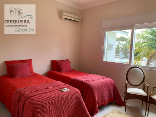 Casa Para Alugar, 750 M² Por R$ 20.000,00/mês - Acapulco - Guarujá/sp - Ca0596