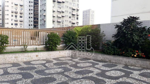 Apartamento Com 1 Dormitório À Venda, 60 M² Por R$ 425.000,00 - Icaraí - Niterói/rj - Ap2726