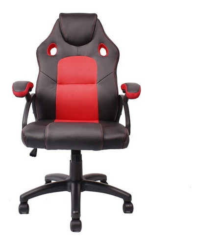 Cadeira Gamer Escritório Hs108 Ergonômica Preta/vermelha