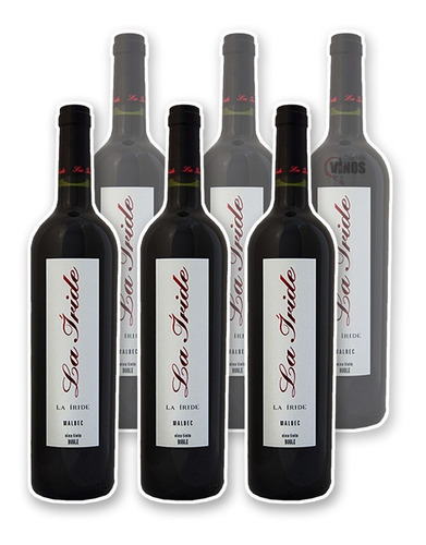 Vino La Iride Etiqueta Roja Malbec 750ml X6