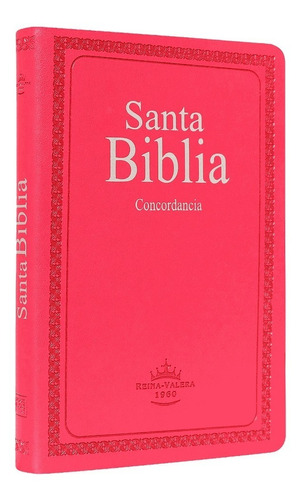 Biblia Rvr-1960 Manual Delgada Imitación Piel Rosa (410837)
