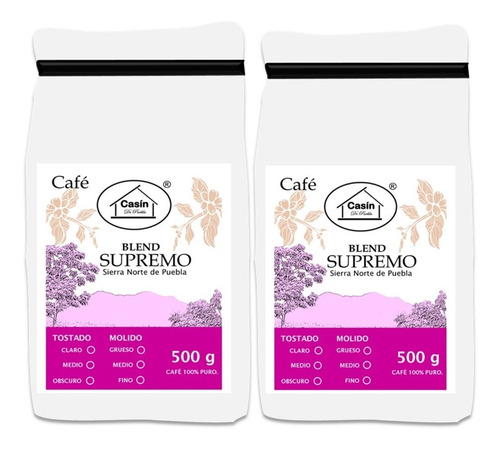 Imagen 1 de 3 de Cafe Tostado Y Molido, Marca Casin De Puebla Blend 1kg