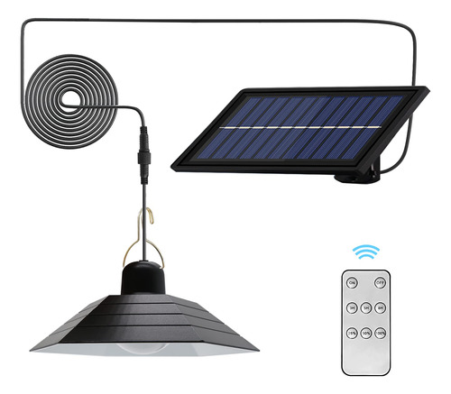 Chunhee Lampara Colgante Solar Impermeable 30 Led 400 Lm Luz