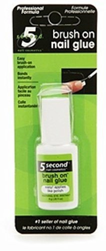 Pegamentos Para Uñas - 5 Second Nail Brush On Nail Glue, 6-g