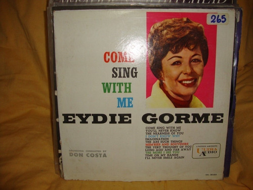 Vinilo Eydie Gorme Come Sing With Me Si3