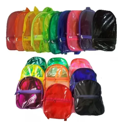 Mochila plastico niño sale