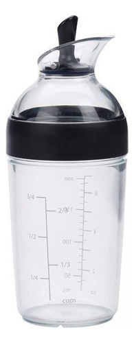 4 Mezclador De Salsas Manual De Botella Emulsionadora Negro