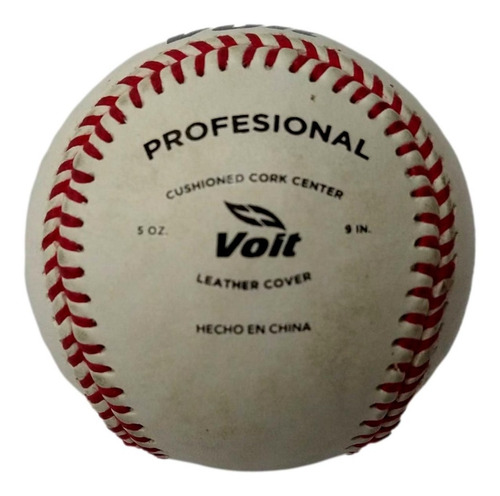 Pelota De Beisbol Voit Piel Natural Modelo Profesional