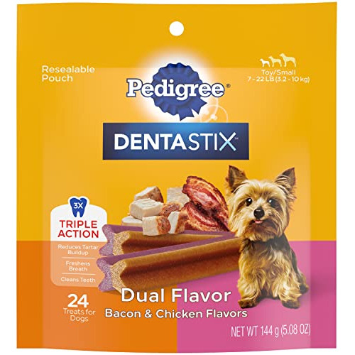 Pedigree Dentastix Dual Flavor Small Dog Dental Treats