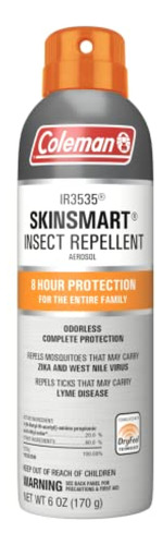 Coleman Repelente De Insectos En Aerosol  Skinsmart Repelen