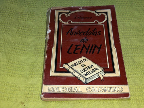 Anécdotas De Lenin - A. Kononov - Calomino