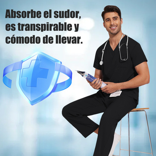 De Hombre Quirurgica Conjunto Medico Jogger Pijama Uniforme