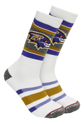 Interception Crew Socks Baltimore Ravens L/xl