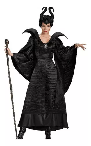 Diadema con Cuernos Maléfica Bruja Disfraz Halloween, Moda de Mujer