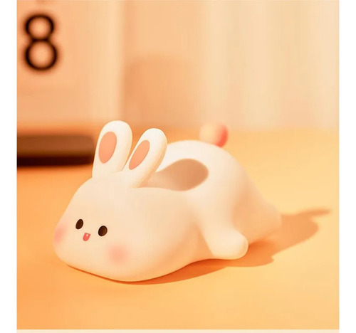 Lámpara De Noche Big Face Rabbit Con Sensor Táctil